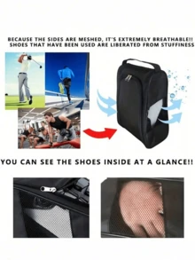 Travel Shoe Bag, Foldable Shoe Storage Bag, Zipper Shoe Bag, Unisex Boot Bag Shoe Box Shoe Storage Box, Travel Vacation Cruise Summer Vacation University Dormitory School Business Travel Essentials, Gym Shoe Storage Bag, Office Business Trip Suitcase Organization Artifact, Home Shoe Dust Storage Bag, Suitable For Students, White-Collar Workers, Travel Enthusiasts, Fitness Enthusiasts - Multicolor - View 4