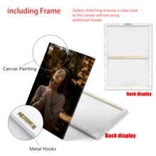 1 Set Framed Canvas Prints - Personalized Wall Art For Home, Weddings, And Graduation Photos - Unique Decor For Living Rooms, Bedrooms, Classrooms, And Studies, Easter Home Decor, Ready To Hang, Halloween Decoration, The Fourth Of July