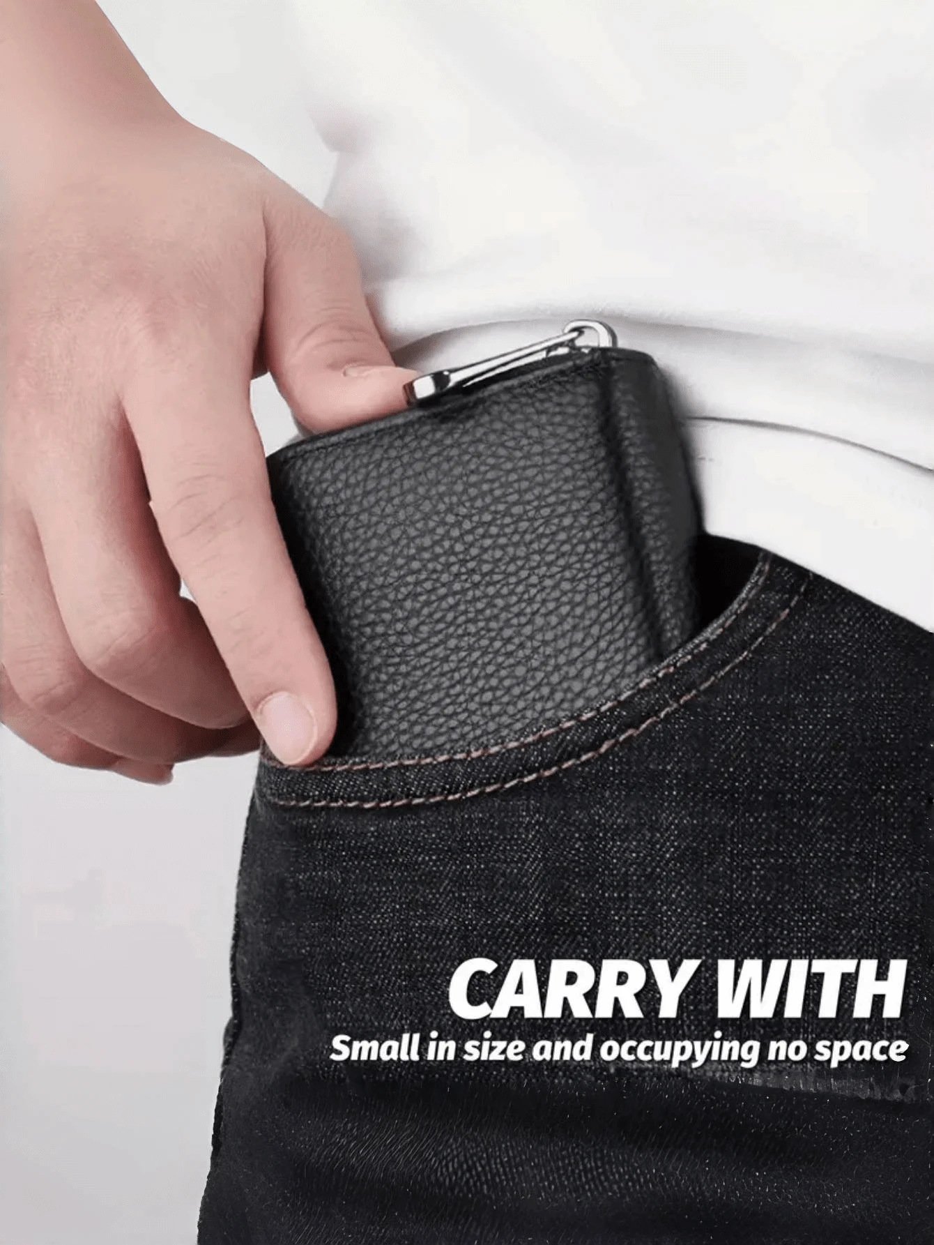 Bolsa de Cartão Sanfonada de Grande Capacidade para Homens, Uma Carteira Mini Essencial para o Transporte Diário, Bolsa de Cartão com Zíper Ultrafino com Bolso para Moedas, Múltiplos Slots para Cartões, Manga para Cartões de Grande Capacidade, Construção Simples e Elegante, Feita de Couro PU Comercial, Com Design de Textura Simples, Múltiplos Slots e Mangas Ultrafinas para Cartão de Crédito e Carteira de Identidade, Design de Zíper Durável, Adequado para Uso Diário por Homens e Mulheres, e Um Presente Ideal para as Pessoas.