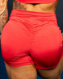 Women Sports Shorts - Đỏ - Xem 1