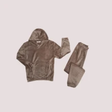 conjunto de pans teddy  tela polar de ods piezas - Camel - Ver 3