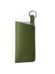 1pc Customized Elegant Glasses Cover, Cute Hanging PU Leather Sunglasses Storage Bag, Portable Travel Eyewear Holder, Ideal Choice For Gifts Pink