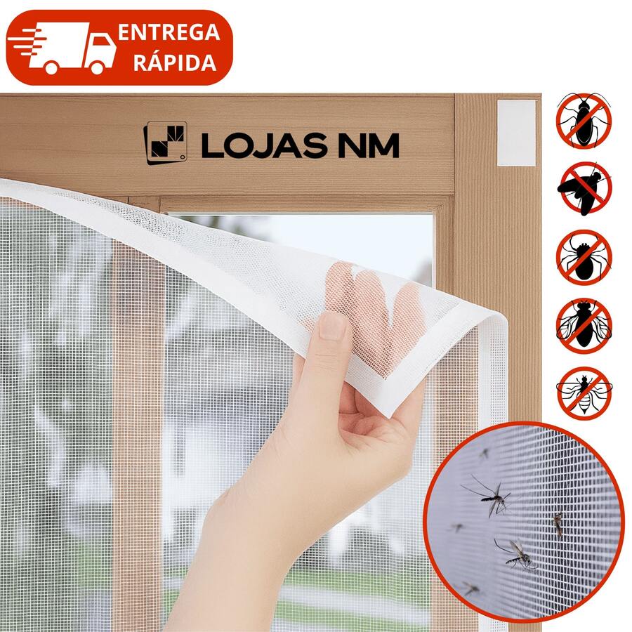 Tela Mosquiteiro Magik Tela Para Janela Removível Proteção De Tela Todos Os Tamanhos