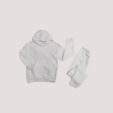 conjunto de pans teddy  tela polar de ods piezas - blanco - Ver 3
