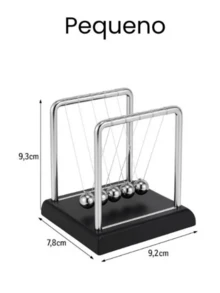 Newton Pendulum Ornament Decoration Table Office Living Room Small And Medium Decorative - 黑色 - 中號 - 查看 10
