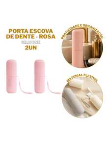 Porta Escova Dentes Canelado Tampa Banheiro Viagem Organizador Protege Escovas Pasta Higiene Candy Color