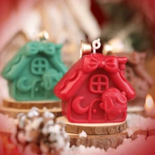 Vela perfumada de Navidad, vela decorativa de ambiente navideño, vela de aromaterapia de Navidad, regalo, decoración navideña, portavelas, adornos navideños, velas decorativas, regalo de cumpleaños, decoración de habitación, decoración del hogar, relleno de calcetín navideño, decoración del árbol de Navidad, decoración de mesa navideña, regalos de Navidad, decoración del hogar