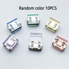 4pcs/10pcs Invisible Pant Leg/Length Adjustable Clips. Prevent Pants From Dragging On The Ground. Seamless Hidden Pant Leg Clips. Suitable For Jeans And Casual Pants, Water-Resistant And Portable, Can Be Used For Clothing Alterations, Hem, Edge, And Pant Length Adjustment.