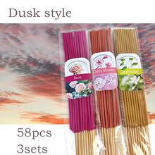 4-Pack Incense Sticks Variety Set, Morning/Noon/Evening/Night 4 Blended Styles, Multiple Scents: Sandalwood, Eucalyptus, Citronella, Rose, Cherry Blossom, Perfume, Lavender, Sage, Mint, Suitable For Home, Office, Yoga, Meditation, After Meals, Reading, Music Classes - Multicolor - View 15
