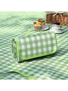 Extra Large Outdoor Picnic & Camping Blanket (Green, 200 X 300cm) - Lightweight, Foldable & Easy To Carry For Travel, Beach, Park & Hiking - 綠色 - 查看 1