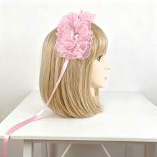 Japanese Lace Headband - Soft Girl Cos Matching, Daily Travel Private Clothes Matching Headdress, Cute Girl Style Headdress. - 粉色 - 查看 2