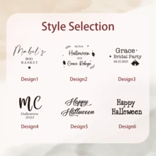 Personalized Wood Pumpkin Decor, Handmade Style Unfinished Carved Ornament For Halloween Thanksgiving Ghost Festival Party Celebration