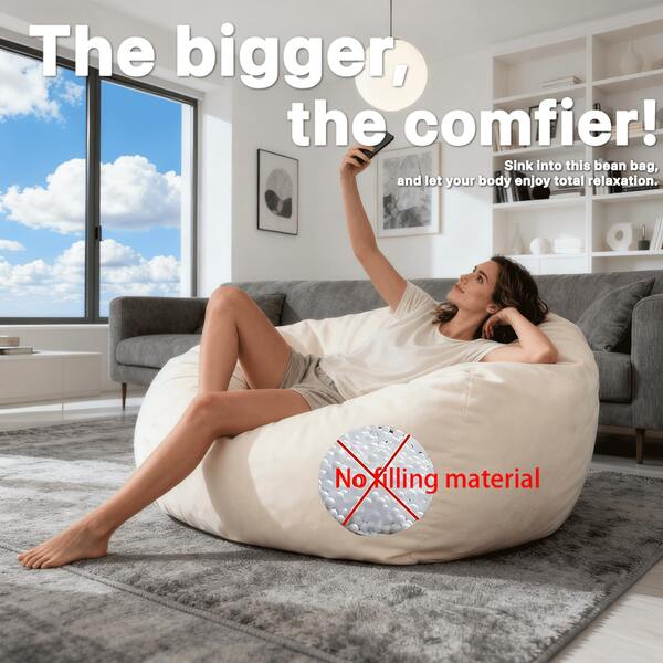 1 pufe grosso e desleixado, grosso e não deformável + fácil de limpar + armazenamento faça você mesmo, combinação de 6 cores + fácil de limpar + ergonômico, adequado para varanda, área externa, casa, quarto