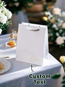 Personalisierte Foto-Text Geschenktüte, für Brautjungfern, Trauzeugen, Junggesellinnenabschied, Bridal-Shower, Brautjungfernparty, für Hochzeiten, für Einweihungsparty