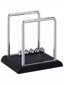 Newton Pendulum Ornament Decoration Table Office Living Room Small And Medium Decorative - 黑色 - 中號 - 查看 6