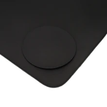 Large MousePad 70x30 Desk Pad Leather Gamer Office - 黑色 - 查看 2