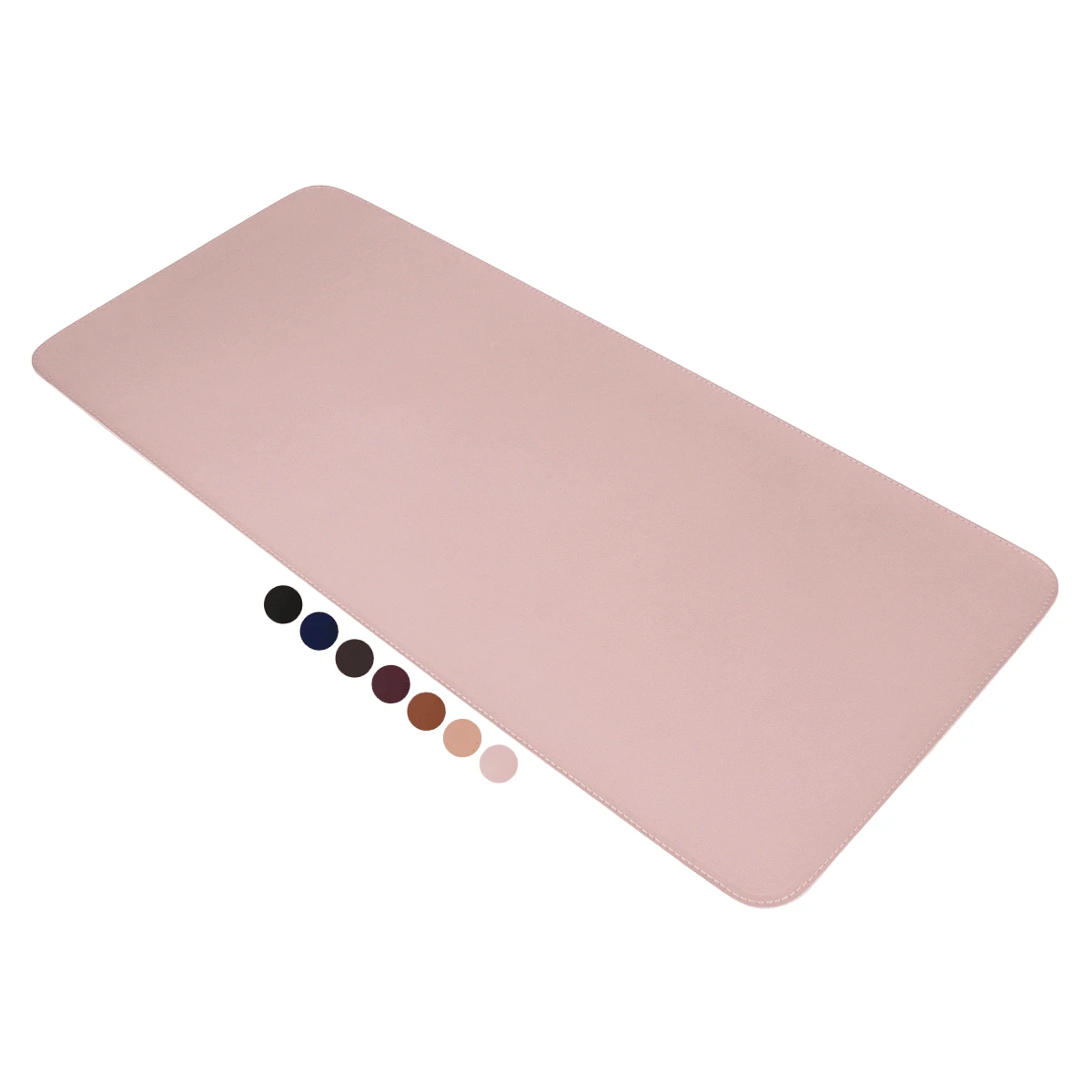 MousePad Grande 70x30 Desk Pad Couro Gamer Office - Rosê - Visão 1