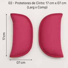 MF Belt Protector 02 Pieces Soft Girl Boy - Màu xanh lam - Xem 2