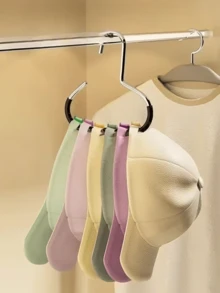 Multifunctional Hat Holder Rack, Storage Hooks For Dorm Wardrobe, Caps, Ties, Belts, Scarves, Portable Travel Hanger For Home, Campus, Hotel - Multicolor - View 7