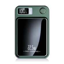 Portable Magnetic Wireless Power Bank 10000mAh Mini Charger 15W/22.5W PD Fast Charging With USB-C Input And Output, LED Digital Display, Strong Magnetic Alignment, Slim And Compact Travel Battery Pack Compatible With IOS 12/13/14/15/16/17 Pro/Pro Max/Plus And Android Phones, Emergency Backup Power For Outdoor Adventures, Great Gift For Family And Friends - Nhiều màu - Xem 12