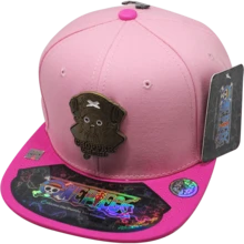 Kboom Caps Gorra One Piece  Chopper Placa Metálica estilo Latón Viejo OP10 - Rosa - Ver 4