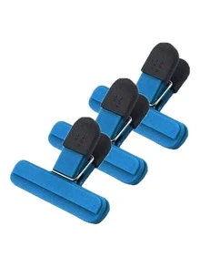 3个装薯片袋夹，便携式超大薯片袋夹，多种尺寸可选，升级版宽口食品袋夹，密封性好，重型密封夹工具，厨房收纳配件