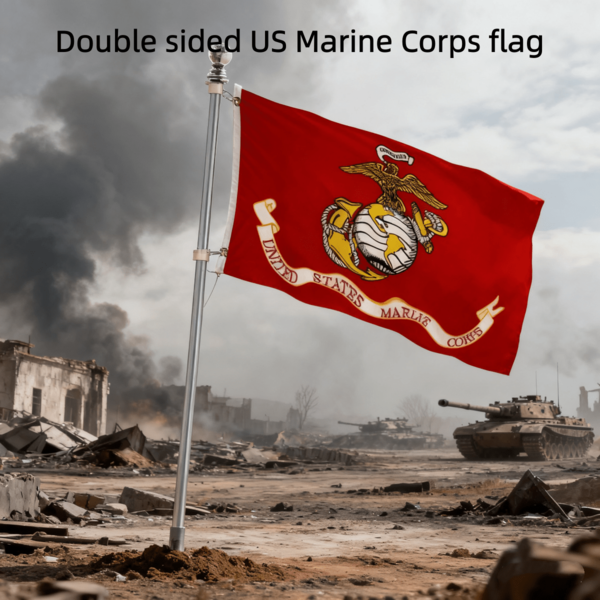 1pc 3FTx5FT Durable Polyester US Flag, Brass Grommets, No Electricity Needed, Suitable For Birthday, Anniversary, Celebration - Patriotic Outdoor Decor