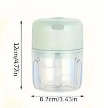250ml Mini Rechargeable Garlic Chopper & Grinder, Durable And Reliable, Ideal For Grinding Garlic, Chili, Onion, Ground Meat, Nuts, Etc.