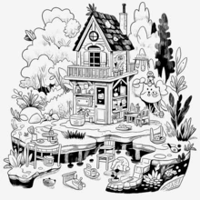 Libros para colorear de alta calidad - ¡25 páginas mágicas para liberar tu imaginación! | El regalo talla grande divertido para niños - Un alegre viaje a través de las maravillas festivas y juegos creativos | Horas de entretenimiento lúdico para la emoción y el aprendizaje navideño