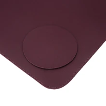 Large MousePad 70x30 Desk Pad Leather Gamer Office - Màu Tím - Xem 2