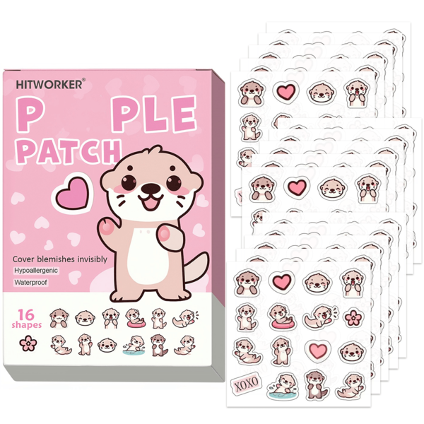 32 adesivos para acne, cobrindo acne e manchas, adesivos para acne que cobrem acne e manchas, adesivos para manchas no rosto e na pele, padrões fofos