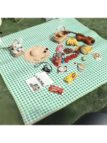 Extra Large Outdoor Picnic & Camping Blanket (Green, 200 X 300cm) - Lightweight, Foldable & Easy To Carry For Travel, Beach, Park & Hiking - 綠色 - 查看 5