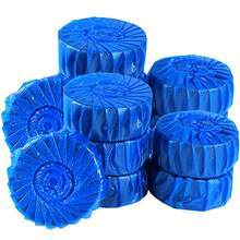 24pcs New Blue Foam Toilet Cleaner, Toilet Cleaner With Deodorant, Multi-Function Automatic Toilet Cleaner, Toilet Deodorant, Yellow Stain And Odor Removal, Deep Cleaning Toilet Pieces, Cleaning Supplies, Cleaning Tools, - 24件 - 查看 3
