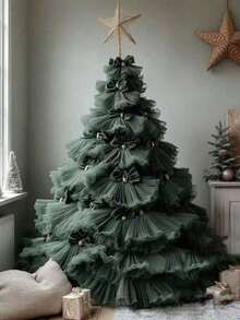 1/3/5m Tessuto decorativo natalizio: Onda ondulata a fiori bianchi, neri e rosa su sfondo azzurro, tessuto ondulato a doppia faccia, adatto per decorazioni dell'albero di Natale, feste di Natale, San Valentino, matrimoni, bouquet per feste, confezioni regalo, decorazioni per la casa, accessori di abbigliamento artigianali, Capodanno, feste di compleanno e altre attività di celebrazione, decorazioni natalizie per la casa, decorazioni natalizie invernali