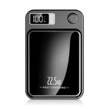 Portable Magnetic Wireless Power Bank 10000mAh Mini Charger 15W/22.5W PD Fast Charging With USB-C Input And Output, LED Digital Display, Strong Magnetic Alignment, Slim And Compact Travel Battery Pack Compatible With IOS 12/13/14/15/16/17 Pro/Pro Max/Plus And Android Phones, Emergency Backup Power For Outdoor Adventures, Great Gift For Family And Friends - Nhiều màu - Xem 11