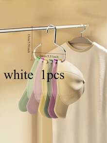 Multifunctional Hat Holder Rack, Storage Hooks For Dorm Wardrobe, Caps, Ties, Belts, Scarves, Portable Travel Hanger For Home, Campus, Hotel - Multicolor - View 2