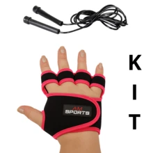 Women Sports Gloves - 玫紅色 - 查看 6