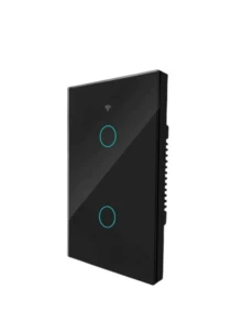 Tuya Wi-Fi Smart Switch With 2 Touch Buttons. Controlled By Phone, Alexa, Or G Home. - 隨機顏色 - 查看 2