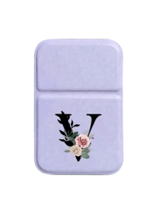 Mini Purple Letter Folding Portable Makeup Mirror, Black Letter, Pink Floral Pattern, A-Z Letter Makeup Mirror With Stand, Purple Travel Mirror, Beauty Product, Desktop Makeup Mirror, Rectangular Desktop Mini Folding Mirror, Minimalist Compact Makeup Mirror, Women's Travel Portable Makeup Mirror - Best Teacher's Day Gift, Back To School, Dorm Supplies, Perfect Gift, Christmas Gift, Halloween Gift - Multicolor - View 20