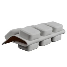 1pc Rounded Edge Square Bars Silicone Soap Mold - 9 Cavities - Square Silicone Molds Plaster Mold Silicone Mold Chocolate Mold