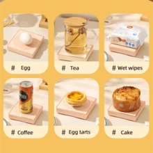 USB Desktop Heated Coaster, 55°C Constant Temperature Coaster, Coffee Cup Warmer, Silent Heating, Fits All Cup Types, Suitable For Glass, Ceramic, Plastic Cups, Cans, Stainless Steel Cups, Boxed Milk, Home And Office Use