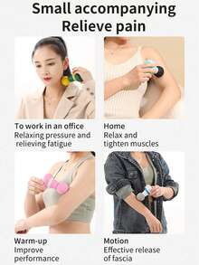Mini Massage Gun, For Muscle Relaxation, Fascia Gun, Home Vibration Massager, Portable Fascia Massage Device - Multicolor - View 4