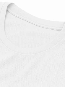 Kit 3 Men's Dry Fit T-Shirt Black Monster Gym Walking Fitness Casual Comfortable Workout - 白灰藏青色 - 查看 5