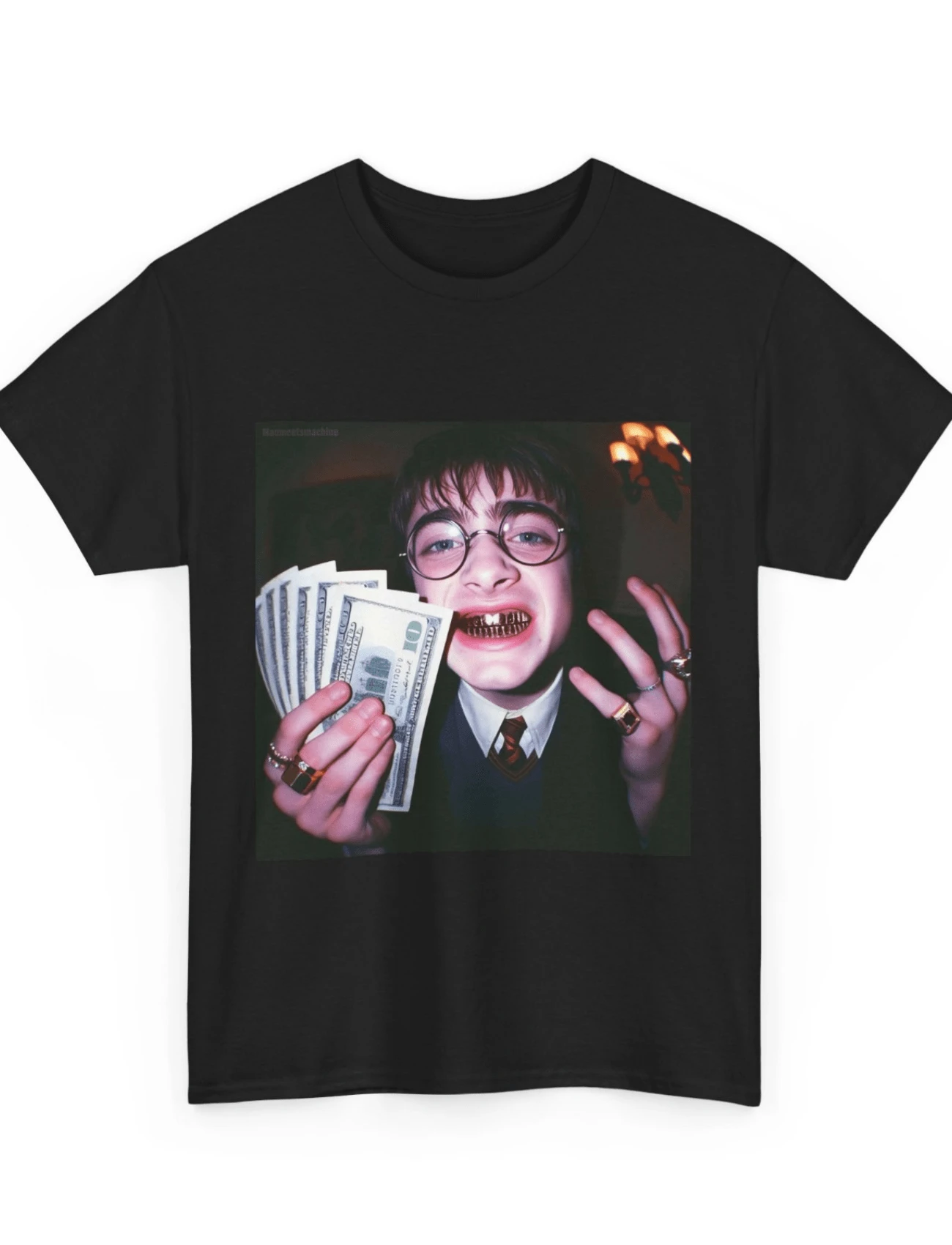 Grillz Unisex T-Shirt, Christmas Gift, Geek Gift - màu đen - Xem 1