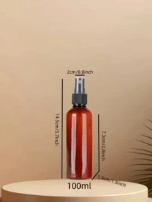 10 包琥珀色 100ml 喷雾瓶，带细雾喷嘴 - 不含 BPA 和甲醛的塑料，适用于精油、香水、酒精和敏感液体，防紫外线，小型琥珀色喷雾瓶，细雾迷你喷雾瓶，小型可再填充液体容器发胶瓶，细雾喷雾瓶，圣诞节，圣诞礼物，房间配件，趣味礼物，旅行必需品，浴室配件 - 彩色 - 查看 12