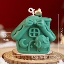 Vela perfumada de Navidad, vela decorativa de ambiente navideño, vela de aromaterapia de Navidad, regalo, decoración navideña, portavelas, adornos navideños, velas decorativas, regalo de cumpleaños, decoración de habitación, decoración del hogar, relleno de calcetín navideño, decoración del árbol de Navidad, decoración de mesa navideña, regalos de Navidad, decoración del hogar