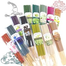 4-Pack Incense Sticks Variety Set, Morning/Noon/Evening/Night 4 Blended Styles, Multiple Scents: Sandalwood, Eucalyptus, Citronella, Rose, Cherry Blossom, Perfume, Lavender, Sage, Mint, Suitable For Home, Office, Yoga, Meditation, After Meals, Reading, Music Classes - Multicolor - View 1