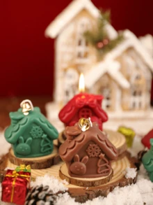 Vela perfumada de Navidad, vela decorativa de ambiente navideño, vela de aromaterapia de Navidad, regalo, decoración navideña, portavelas, adornos navideños, velas decorativas, regalo de cumpleaños, decoración de habitación, decoración del hogar, relleno de calcetín navideño, decoración del árbol de Navidad, decoración de mesa navideña, regalos de Navidad, decoración del hogar