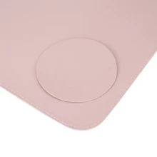 MousePad Grande 70x30 Desk Pad Couro Gamer Office - Rosê - Visão 2