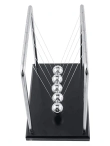 Newton Pendulum Ornament Decoration Table Office Living Room Small And Medium Decorative - 黑色 - 中號 - 查看 5